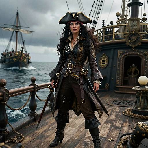 Pirate Queen on Treacherous Deck