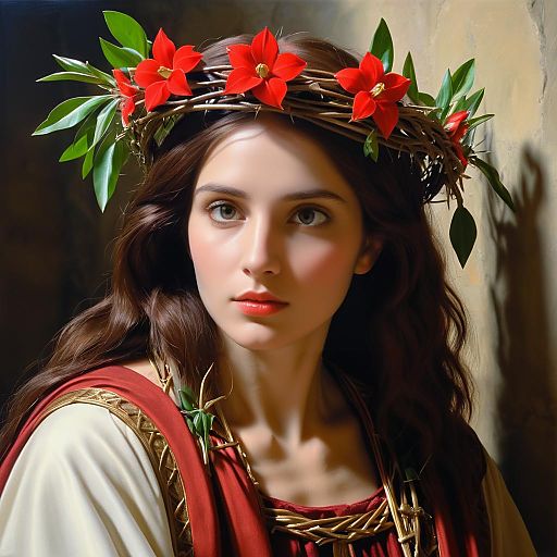 Reflective Mary Magdalene in Still Life Reflective Mary Magdalene in Still Life