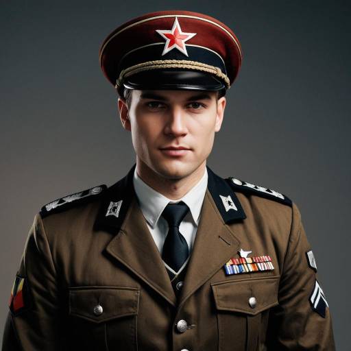 Realistic German Officer in Uniform