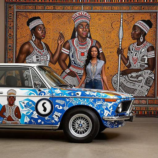 Esther Mahlangu's BMW Art Car