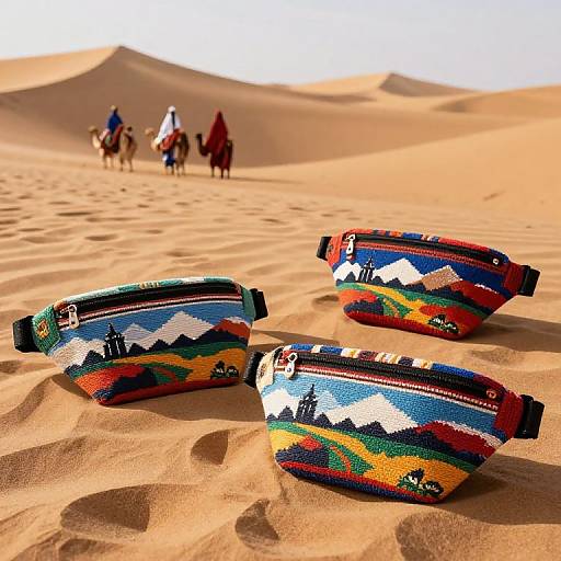 Colorful Desert Fanny Pack Fashion