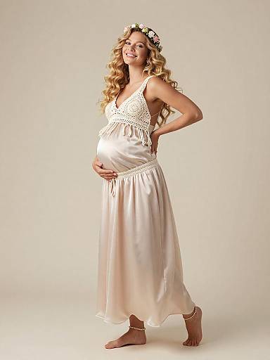 Ethereal Fairy Boho Maternity Portrait