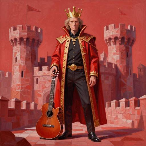 Robert Fripp as King in Castle