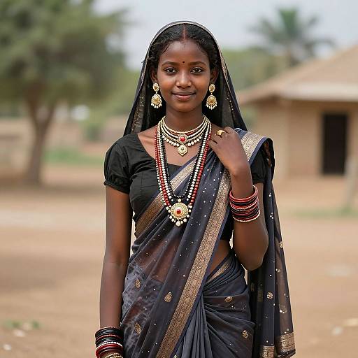 Hyper-Realistic Portrait of Somalian Girl