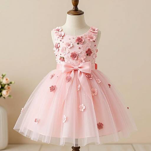 Sweet Tutu Style Flower Girl Dress