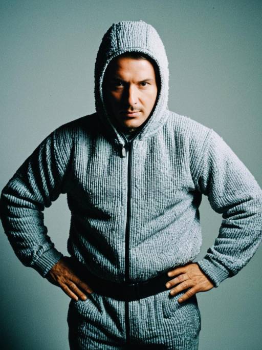 Photorealistic Portrait of Man in Thermal Costume