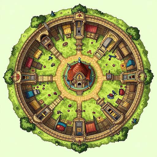 Top-Down Goblin Inn Interior Map