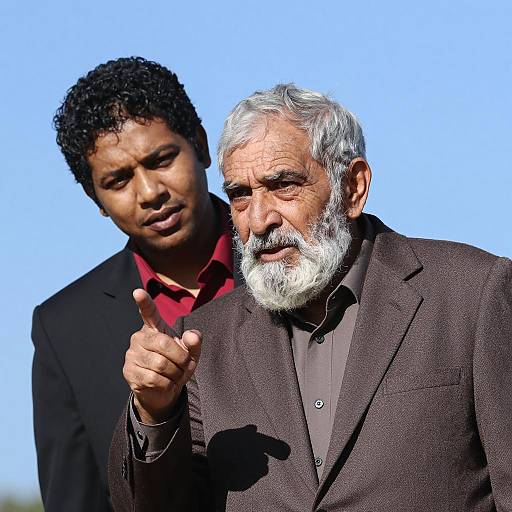 Captivating Outdoor Portrait of Two Men
