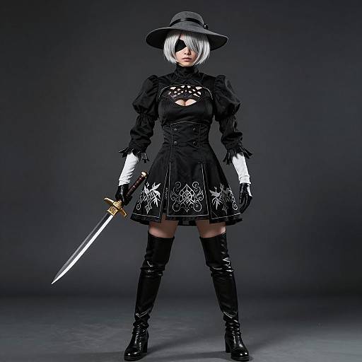 Nier Automata Inspired Male Portrait