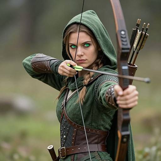 Elf Archer Jera-Y in Action