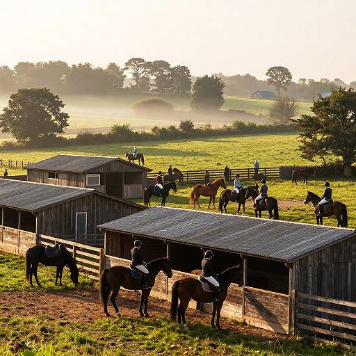 Rustic Morning at Free Stables