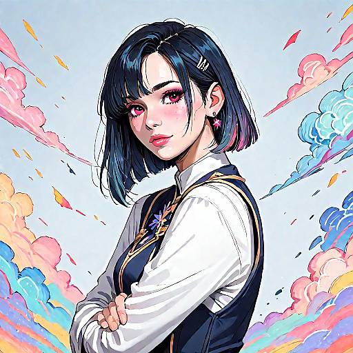 Miyu Embracing Hug Upper Body