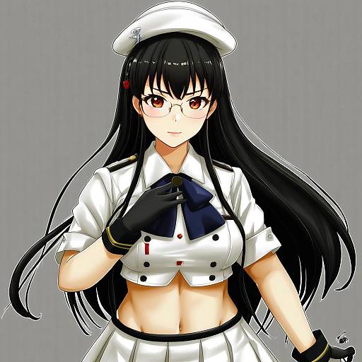 Illustration of Choukai kai ni (kancolle), kantai collection in the style of Sekira ame