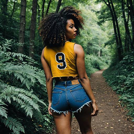 Cinematic Outdoor Fashion with Natural Beauty