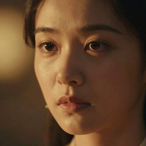 Intense Brown Eyes Cinematic Portrait