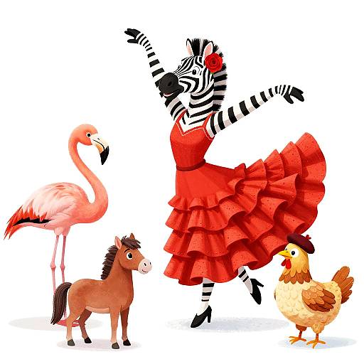 Ziggy the Zebra Flamenco Ballet