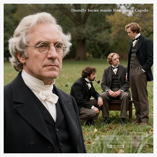 19th Century Men in Classic Attire Poster