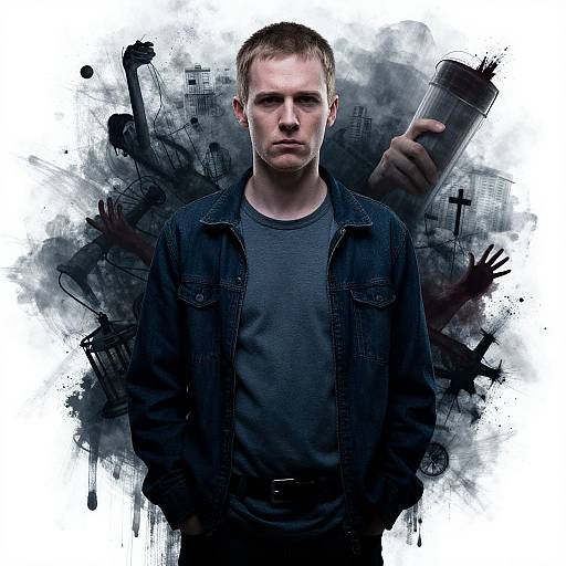 Jesse Pinkman Urban Struggle Portrait