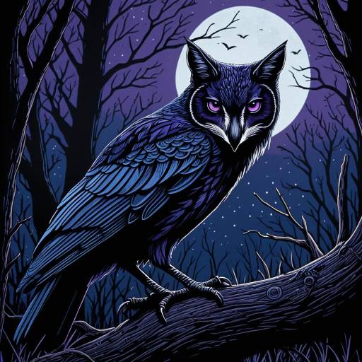 Twilight Hunter with Nocturnal Animals Twilight Hunter with Nocturnal Animals