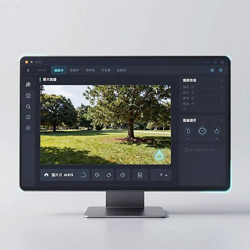Futuristic AI Vectorizer Interface