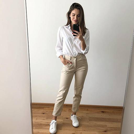 Casual Selfie of a Young Woman