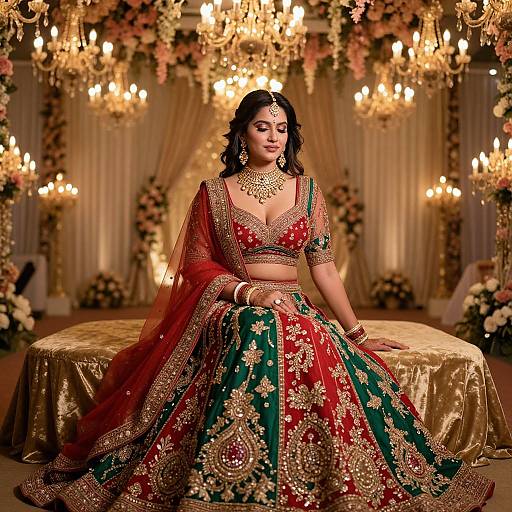 Glamorous Lehenga at Royal Wedding