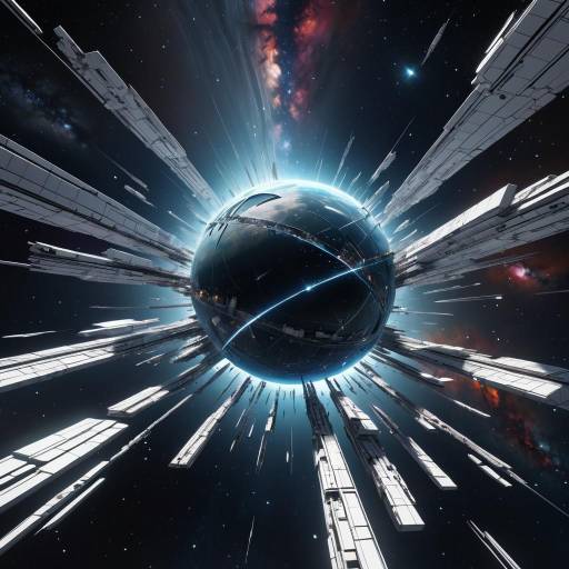Enchanted Crystal City in Space
