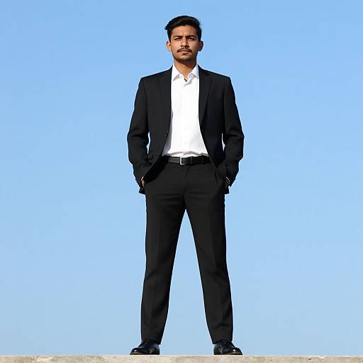 Stylish Man in Designer Dress Shoes