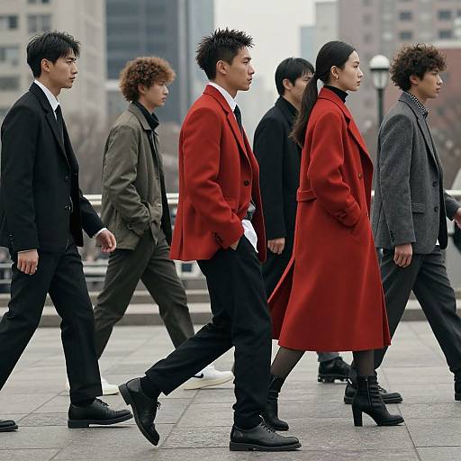 Diverse Models Blending Streetwear Elegance