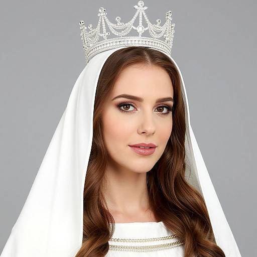 Virgin Mary Adult Costume Close-Up