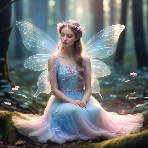 Fairy Woman in Enchanted Forest