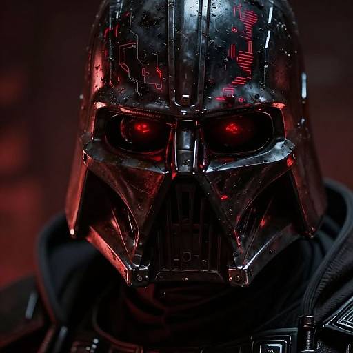 Sinister Sith Half Mask Close-Up