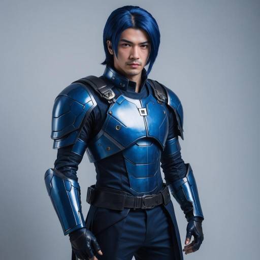 Futuristic Male Warrior Cosplay Portrait Futuristic Male Warrior Cosplay Portrait