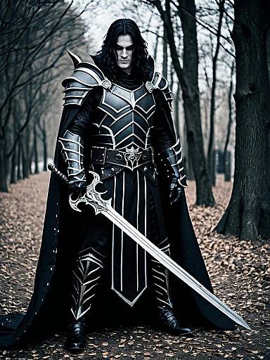 Male Hades Cosplay with Sword