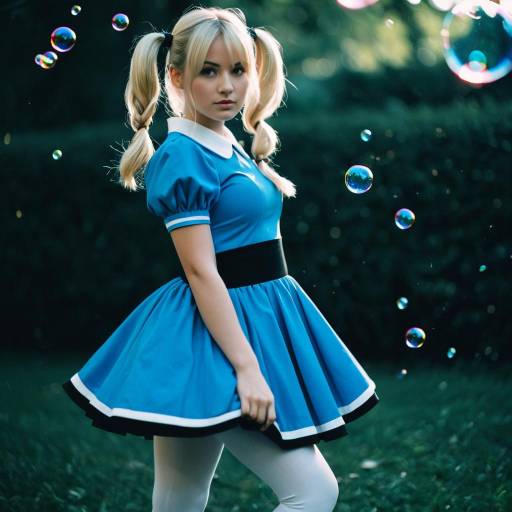 Cinematic Bubbles PPG Cosplay Portrait