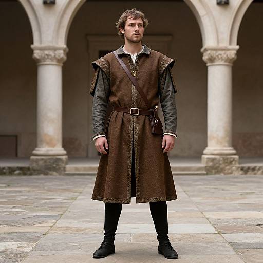 Medieval Man in Renaissance Costume