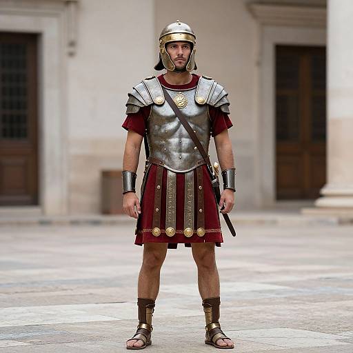 Adult Roman Warrior Costume Portrait