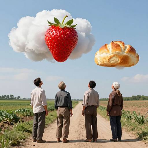 Surreal Farmers and Floating Harvest