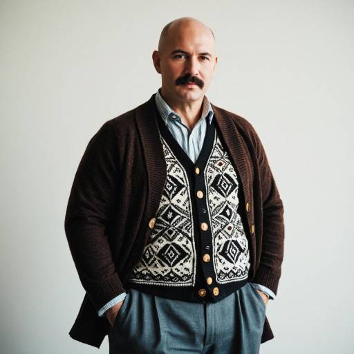 Middle-aged man in vintage Björn cosplay costume
