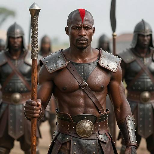 Warrior Brotherhood in Battle Stance