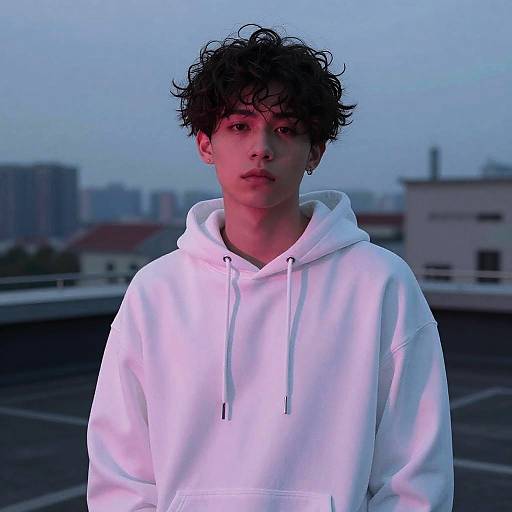 Neon Twist Out Streetwear Portrait