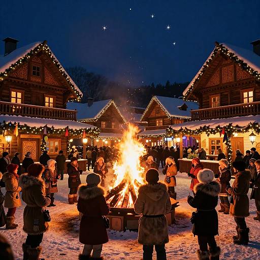 Cozy Belg Winter Festival Celebration
