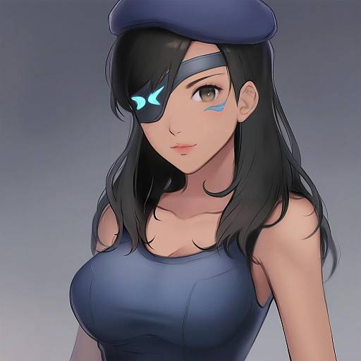 Illustration of Ana (overwatch), overwatch in the style of 6u (eternal land)