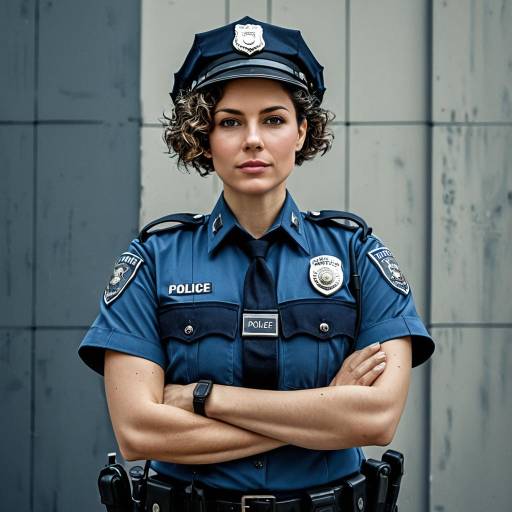 Confident Female Police Officer Portrait