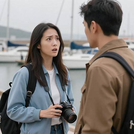 Surprised Encounter at the Marina