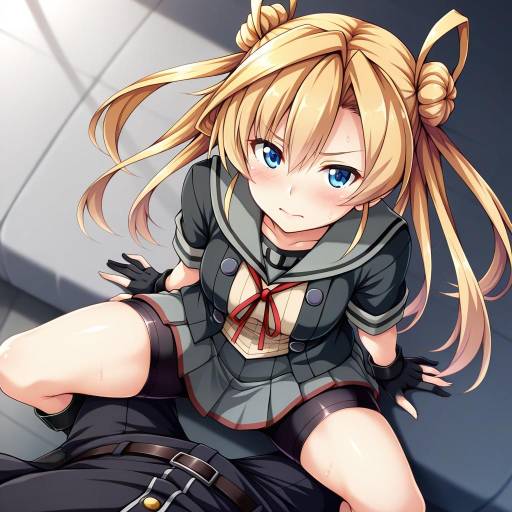 Illustration of Abukuma kai ni (kancolle), kantai collection in the style of Tekehiro