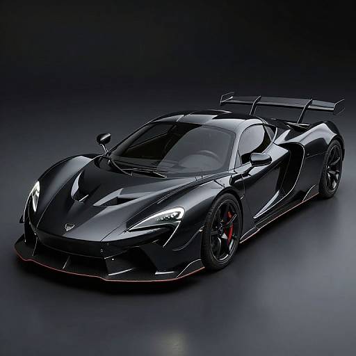 Sleek Black Lykan Hypersport Render