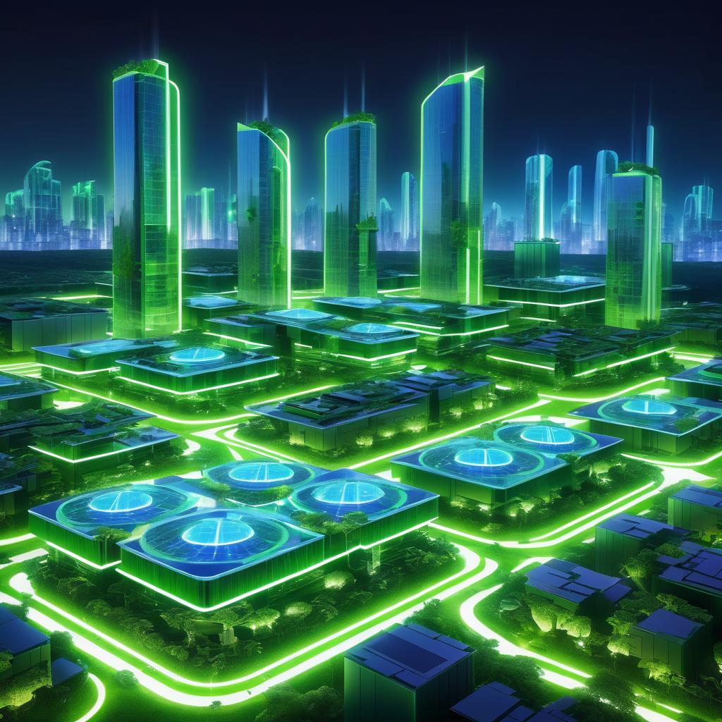 Futuristic Eco-City Powered by Geothermal Energy