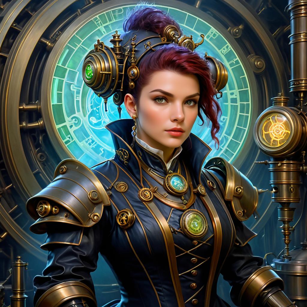 Steam-Powered Oracle: D&D Character Art