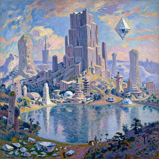 Surreal Star Wars Landscape City